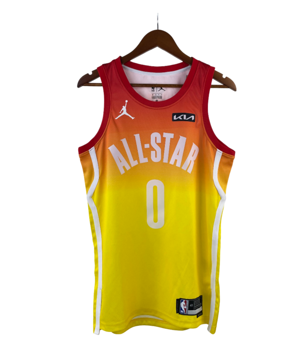 Regata NBA Boston Celtics All Star Jordan Authentic Tatum 0 - Amarela