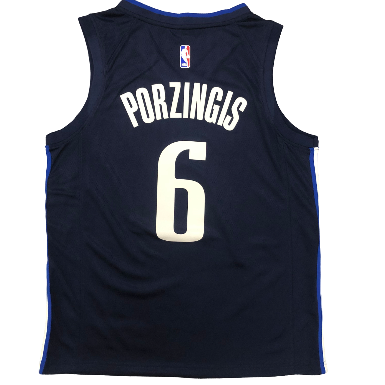Regata NBA Dallas Mavericks Jordan Authentic Porzingis 6 - Azul - Imagem 2