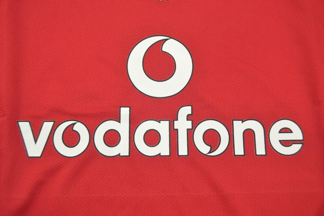 Camisa Manchester United Manga Longa Home 04/06 - Versão Retrô - Imagem 16