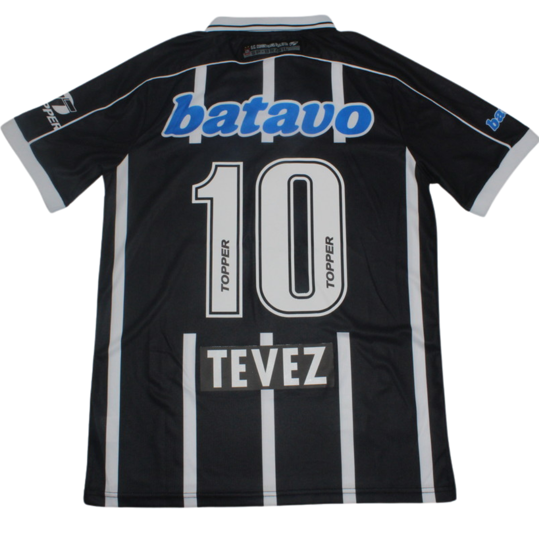 Camisa Corinthians Away 1999 - Versão Retrô "Tevez" Nº 10