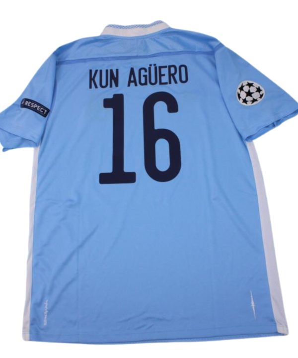 Camisa Retrô Manchester City Home 11/12 "Kun Aguero" Nº16