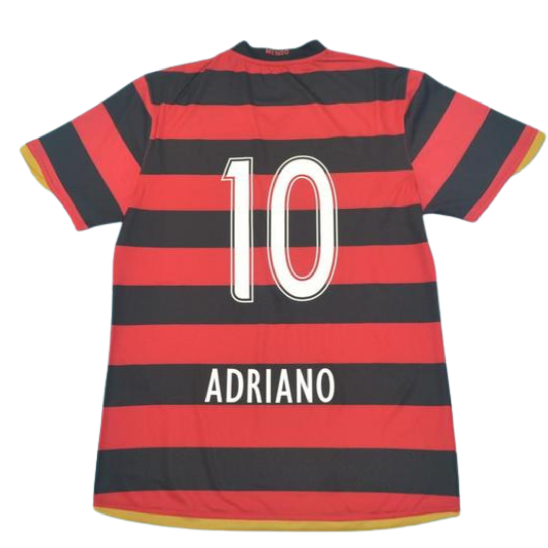 Camisa Flamengo Home 08/09 - Versão Retrô "Adriano" Nº 10
