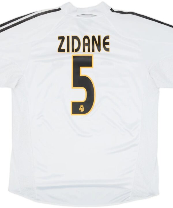 Camisa Real Madrid Home 04/05 - Versão Retrô  "Zidane" Nº 5