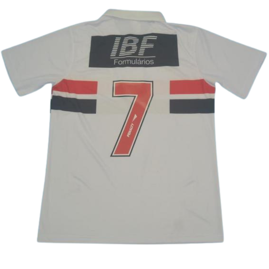 Camisa São Paulo Home 1991 - Versão Retrô Nº 7