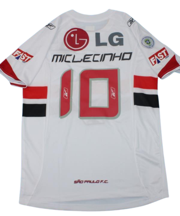 Camisa São Paulo Home 06/07 - Versão Retrô "Souza" Nº 10