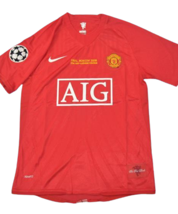 Camisa Manchester United UCL Final 07/08 - Versão Retrô