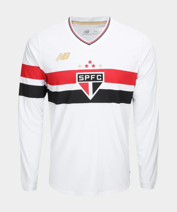 Camisa New Balance Manga Longa São Paulo 2025/26 I