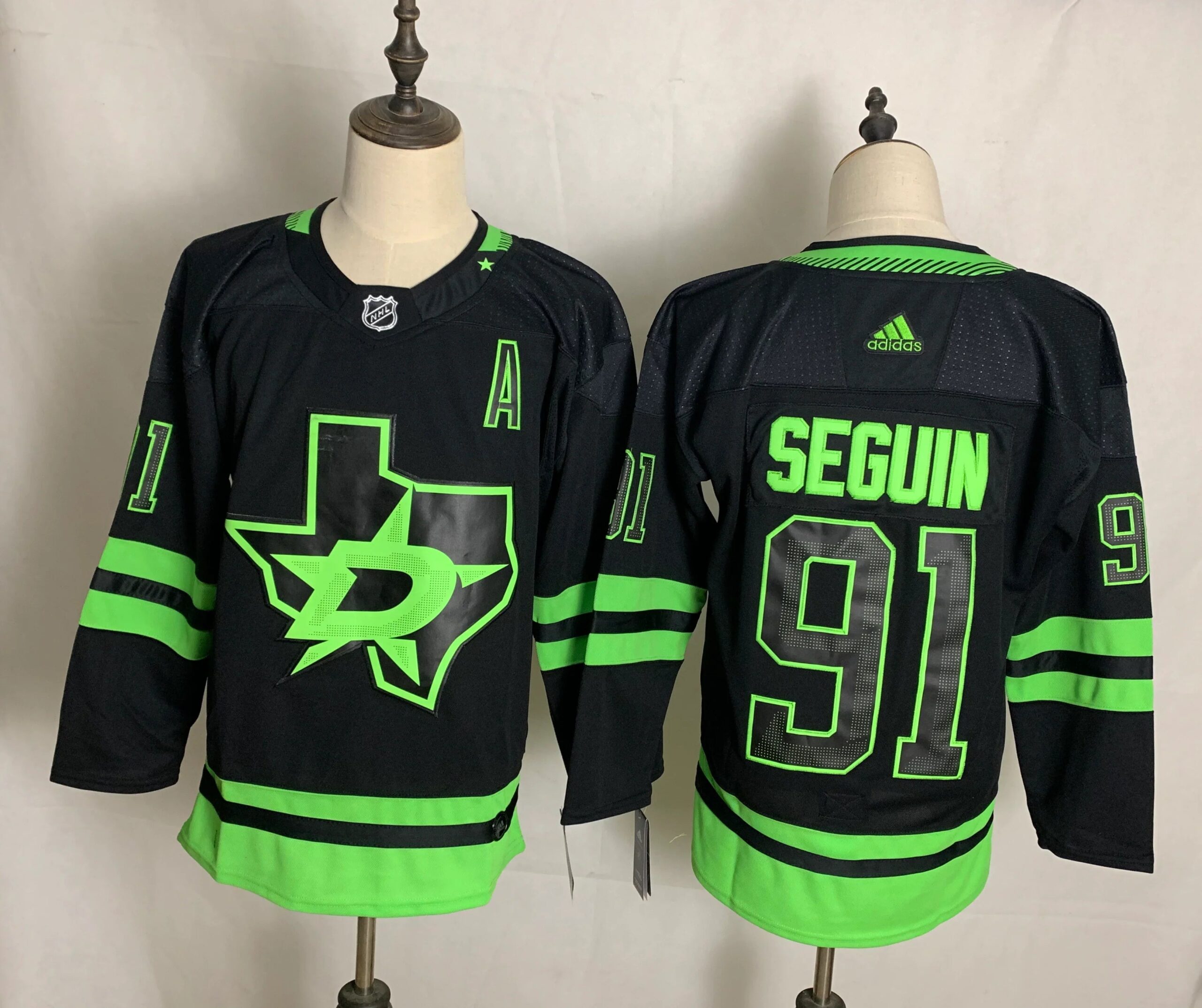 Jersey Dallas Stars Preta - Imagem 3