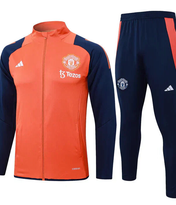 Conjunto Manchester United 2024/25 - Laranja