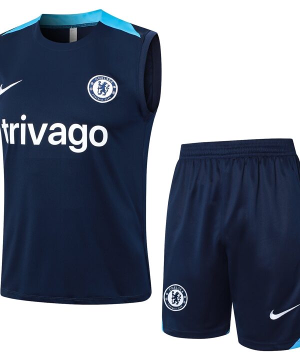 Conjunto Regata Chelsea 2024/25 - Azul Escuro