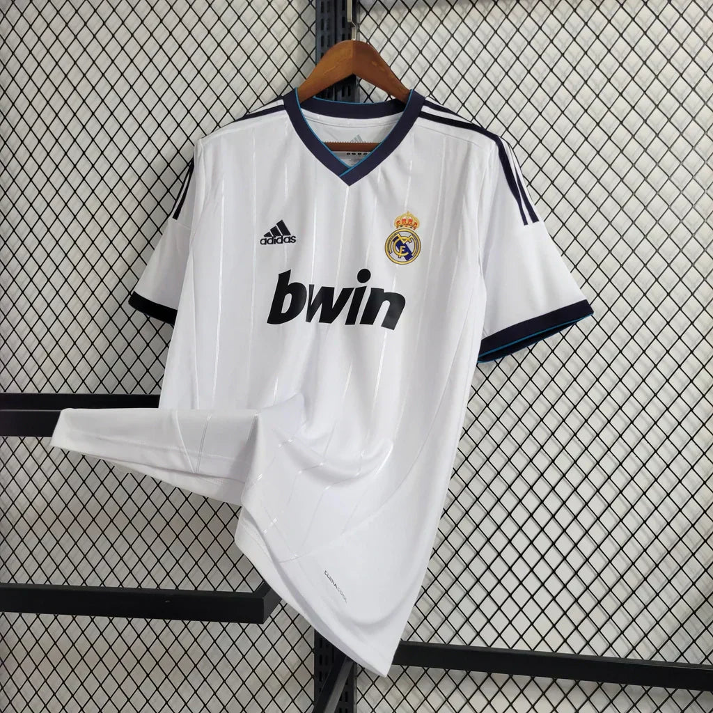 Camisa Retrô Real Madrid I Home Adidas 2012/13 Masculino Branco - Imagem 3