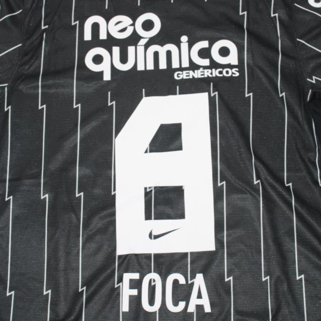 Camisa Corinthians Away 11/12 - Versão Retrô "Foca" Nº 8 - Imagem 3