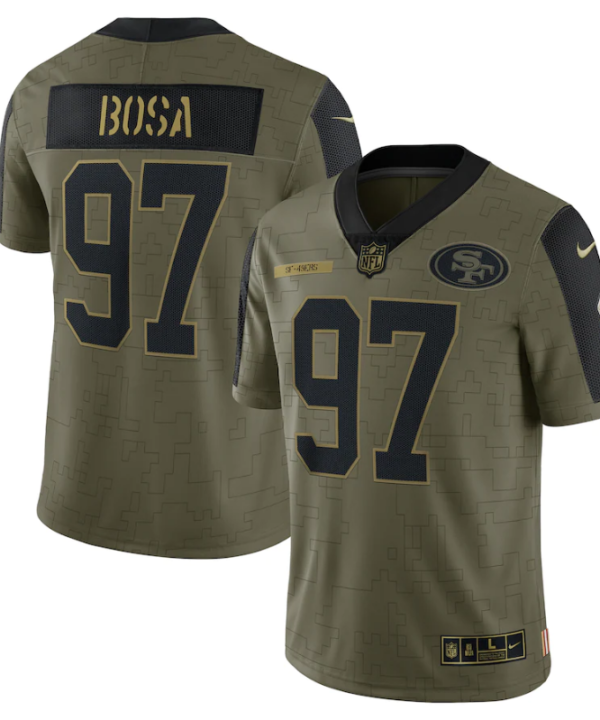 Camisa NFL San Francisco 49ers Vapor Limited Jersey Salute To Service 2021