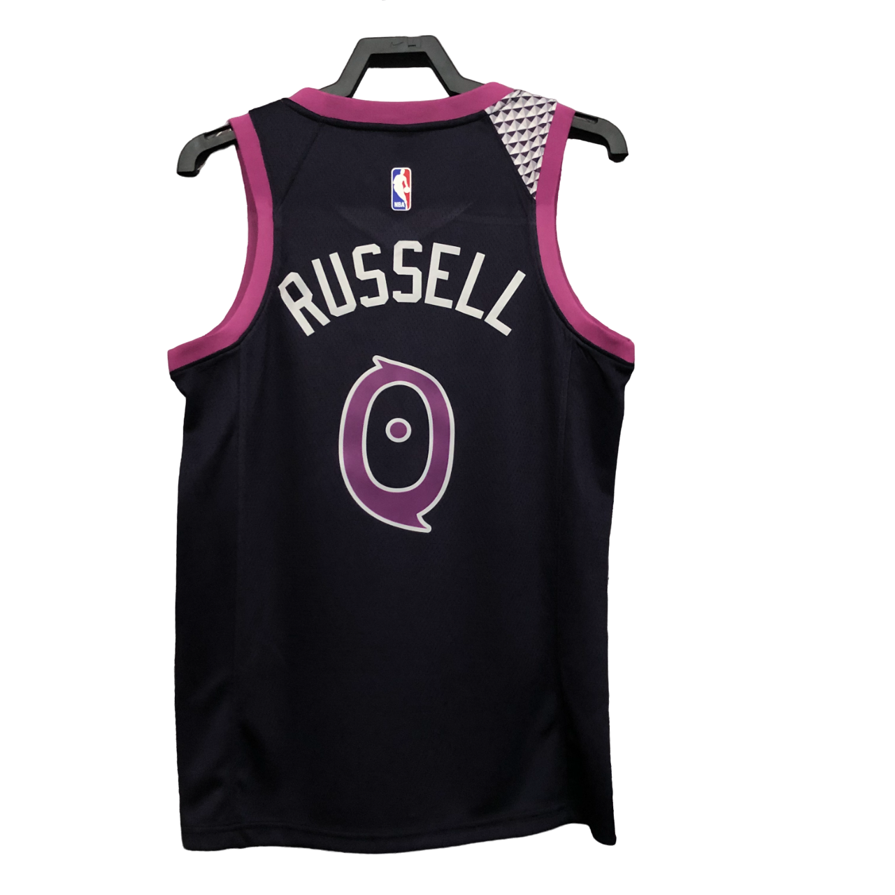 Regata NBA Minnesota Timberwolves Nike Authentic Russell 0 - Preta - Imagem 2