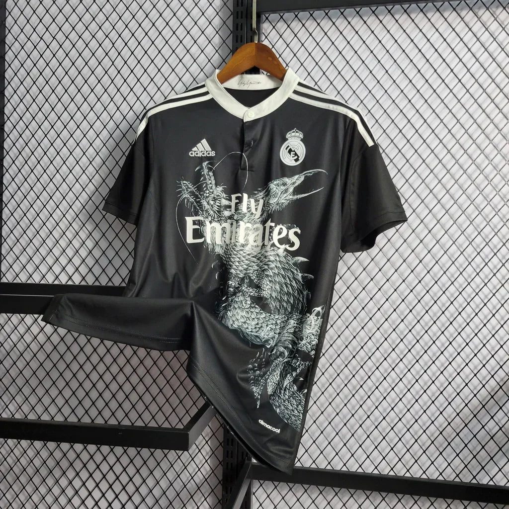 Camisa Retrô Real Madrid III Third Adidas 2014/15 Masculino Preto - Imagem 5