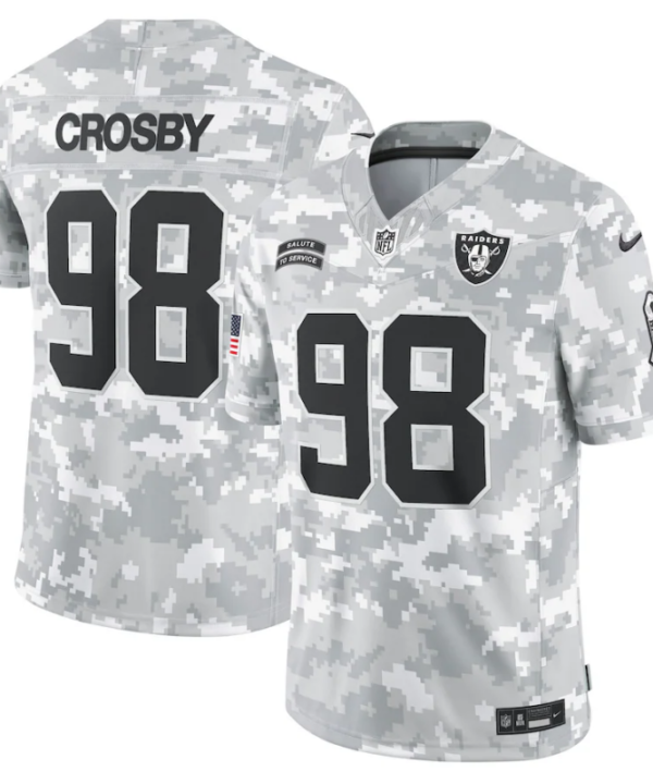 Camisa NFL Las Vegas Raiders Vapor F.U.S.E. Limited Jersey Salute To Service 2024