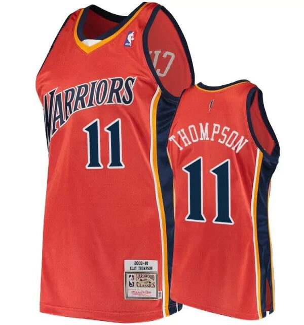 Regata NBA Golden State Warriors Retrô Edition 2009/2010 Mitchell & Ness Authentic Thompson 11