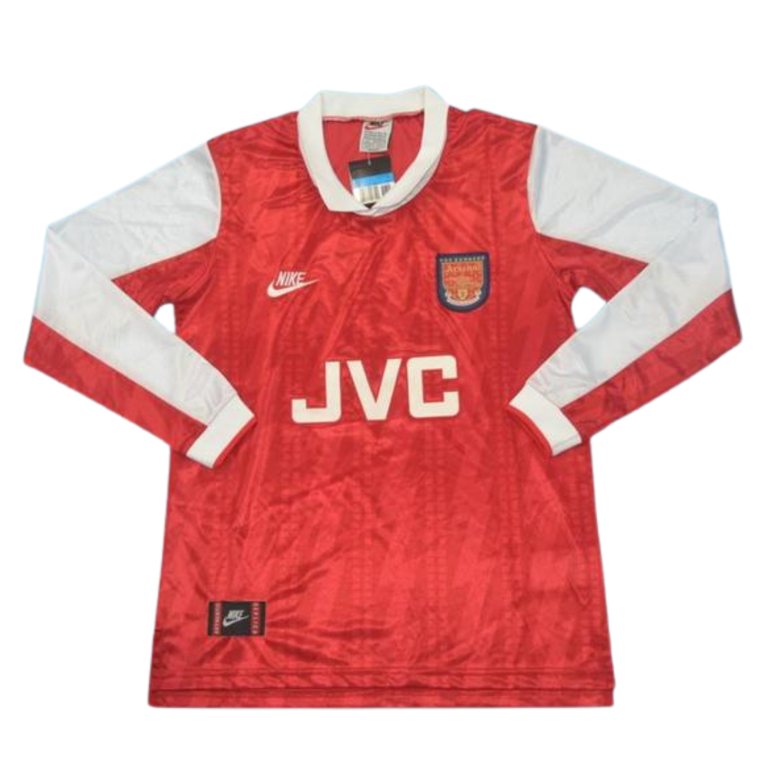 Camisa Arsenal Manga Longa Home 95/96 - Versão Retrô