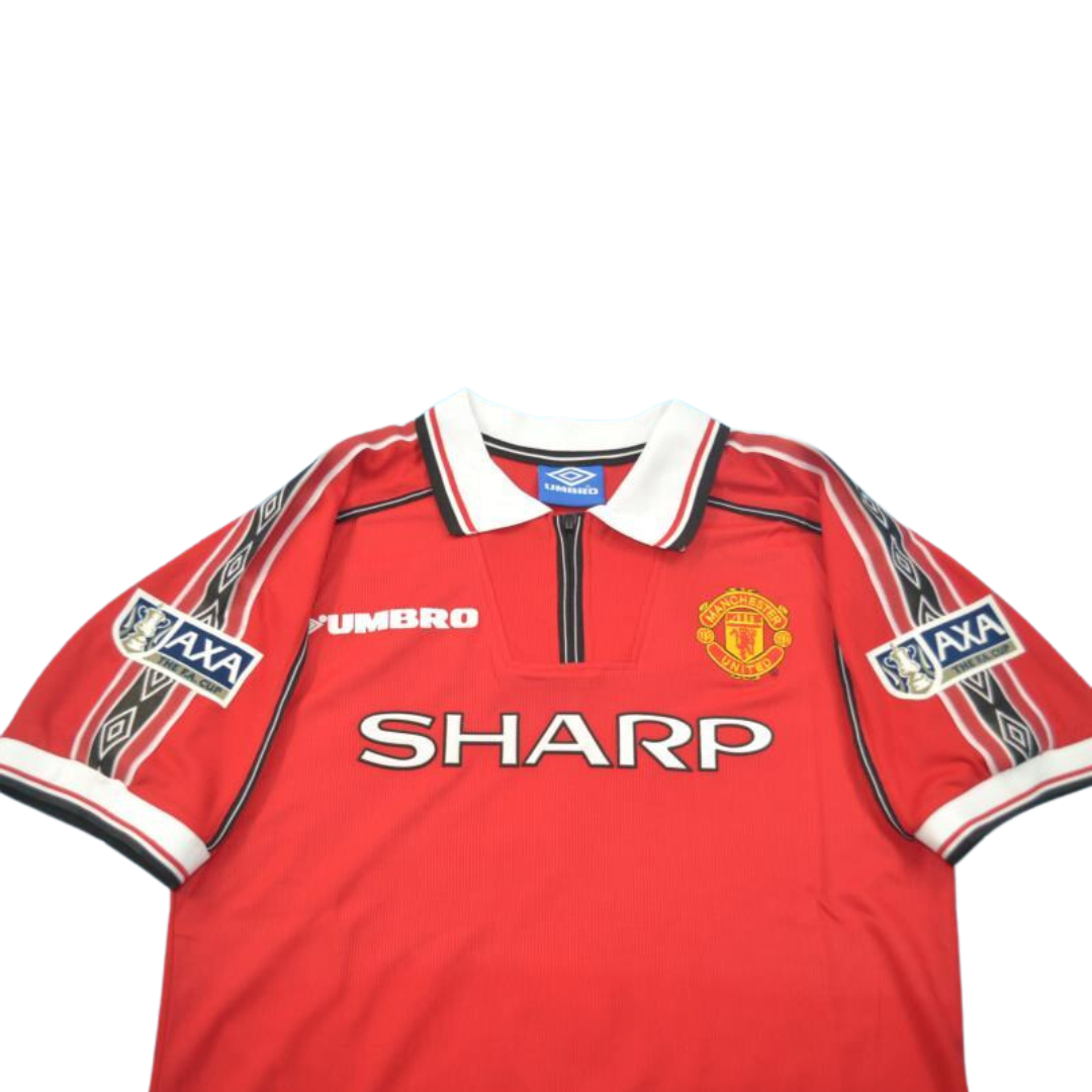 Camisa Manchester United Home 98/99 - Versão Retrô "Beckham" Nº 7 - Imagem 21