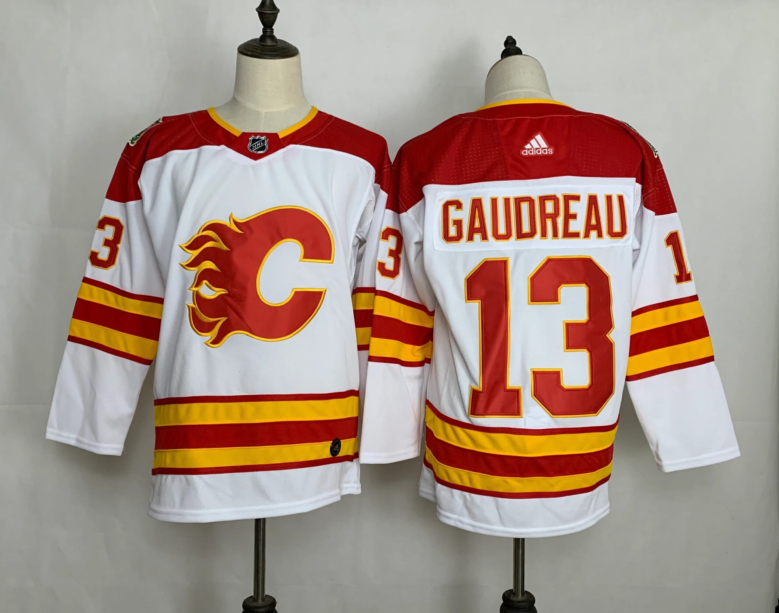 Camisa NHL Calgary Flames Jersey Branca - Imagem 2