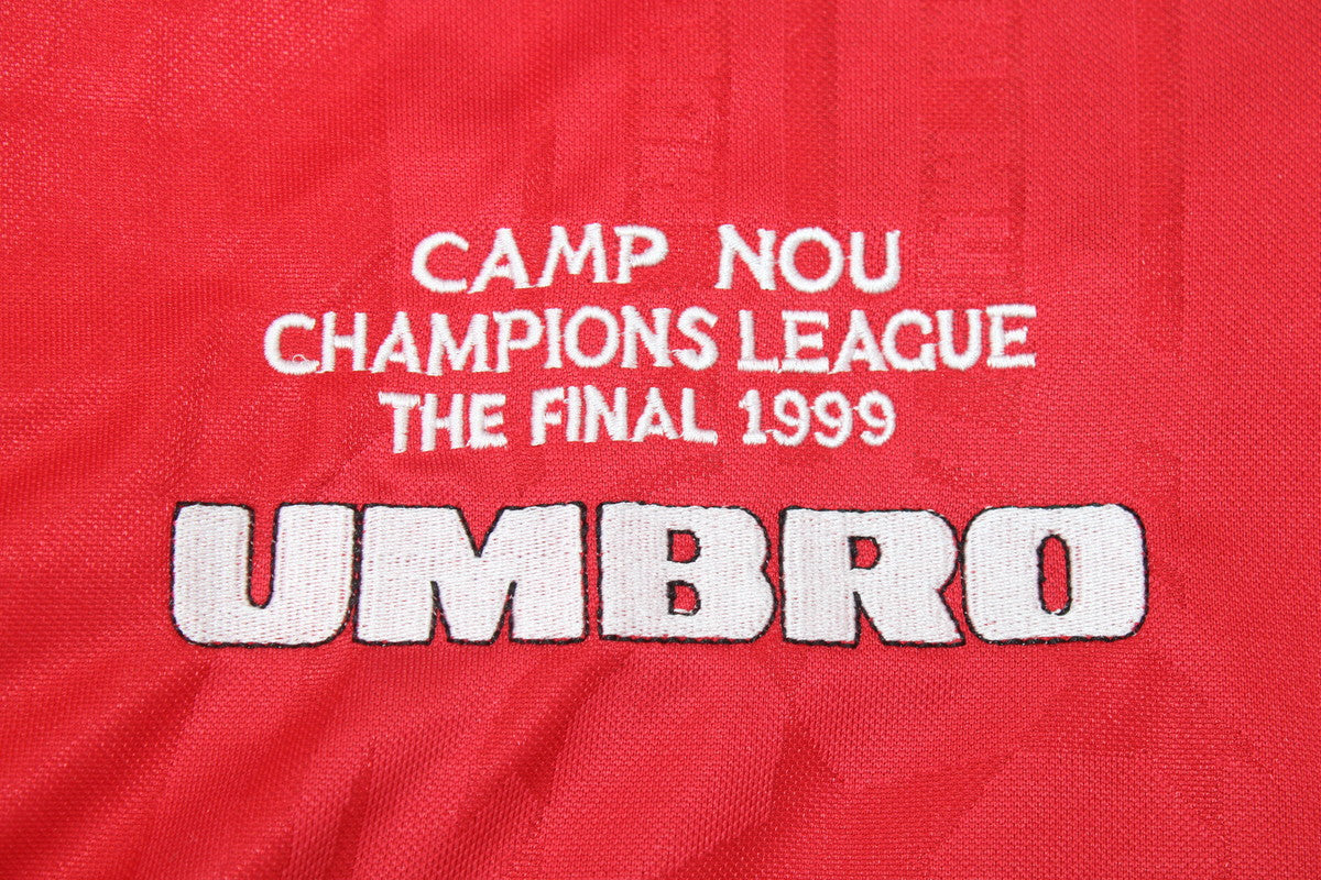 Camisa Manchester United Manga Longa 1999 - Versão Retrô "Beckham" Nº 7 - Imagem 10