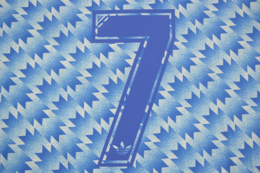 Camisa Manchester United Manga Longa Away 90/92 - Versão Retrô "Cantona" Nº 7 - Imagem 16