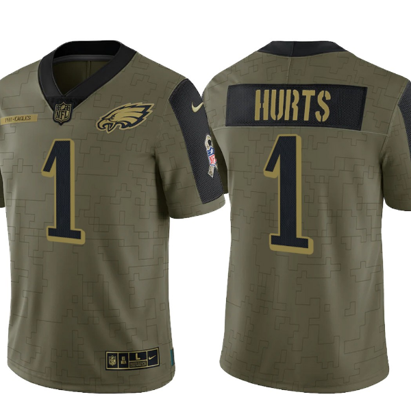 Camisa NFL Philadelphia Eagles Vapor Limited Jersey Salute To Service 2021