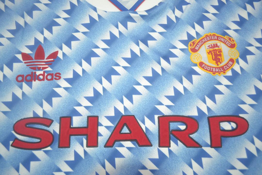 Camisa Manchester United Manga Longa Away 90/92 - Versão Retrô "Cantona" Nº 7 - Imagem 17