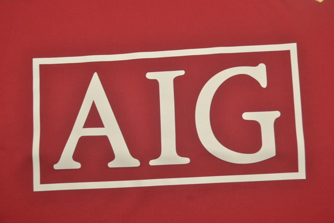 Camisa Manchester United Manga Longa Home 06/07 - Versão Retrô - Imagem 4