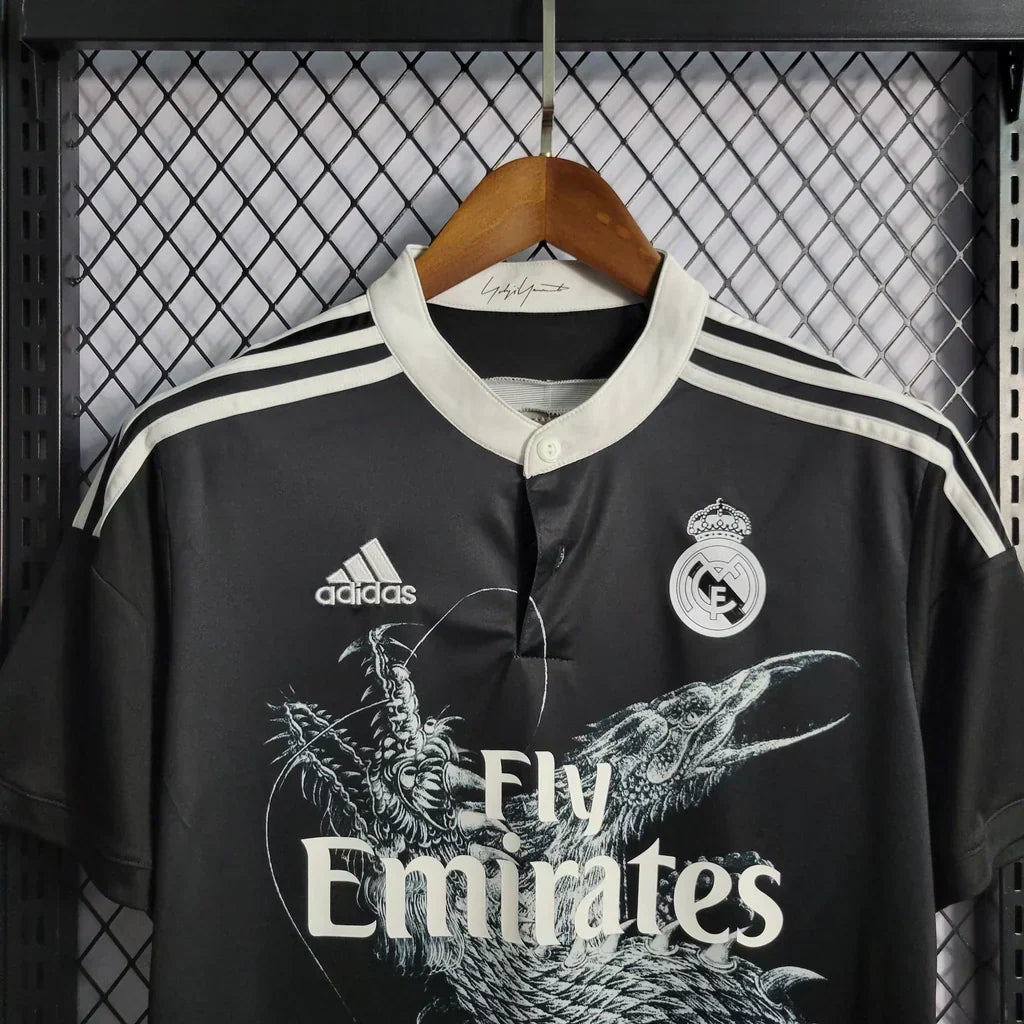 Camisa Retrô Real Madrid III Third Adidas 2014/15 Masculino Preto - Imagem 6
