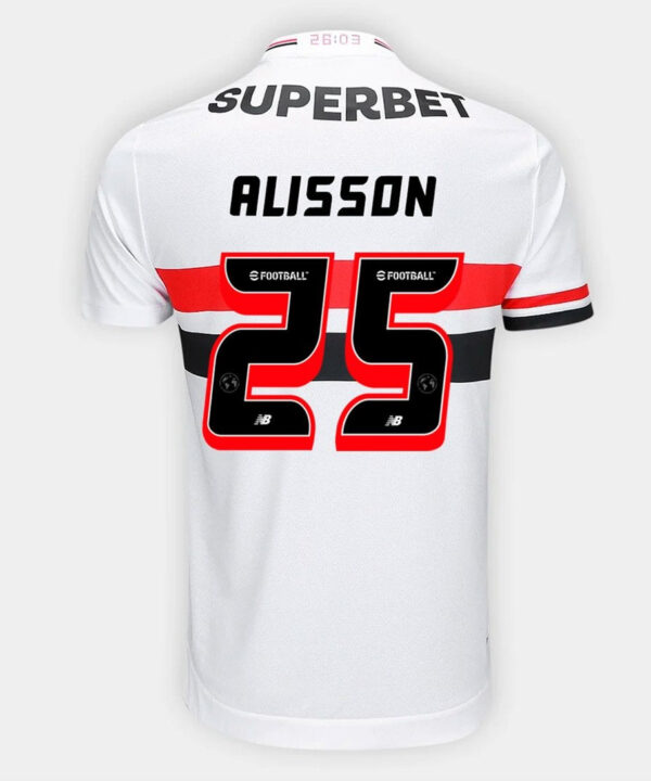 Camisa New Balance São Paulo 2025/26 I ALISSON N° 25