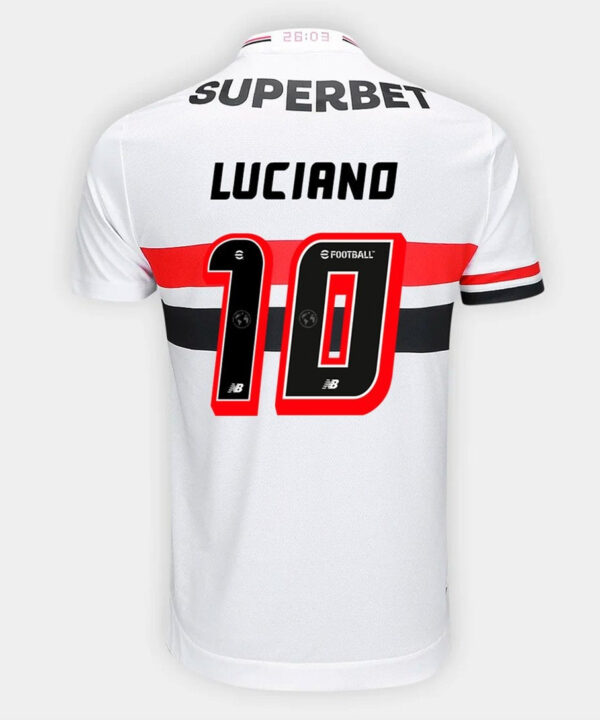 Camisa New Balance São Paulo 2025/26 I LUCIANO N° 10