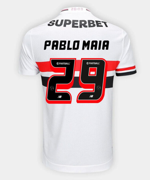 Camisa New Balance São Paulo 2025/26 I PABLO MAIA N° 29