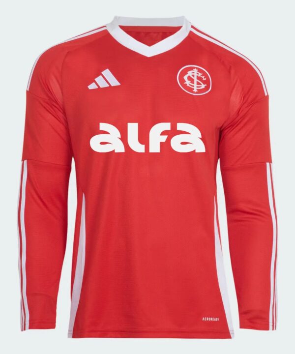 Camisa Adidas Internacional Manga Longa 2025/26 I Com Patrocínios