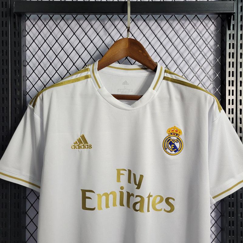 Camisa Real Madrid 2019/20 Adidas Retrô - Branca - Imagem 5