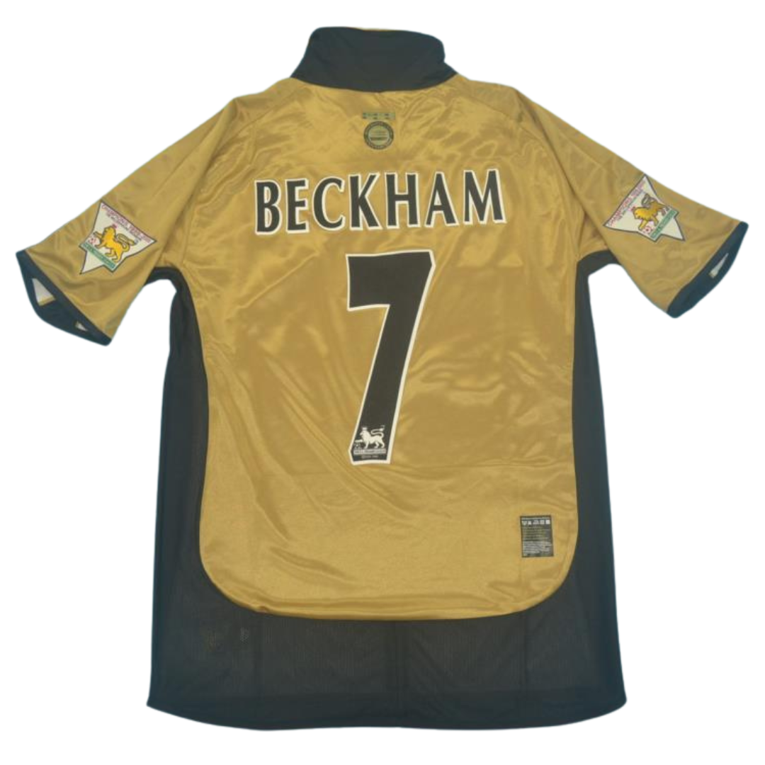 Camisa Manchester United Reservible Mode 00/01 - Versão Retrô "Beckham" Nº 7