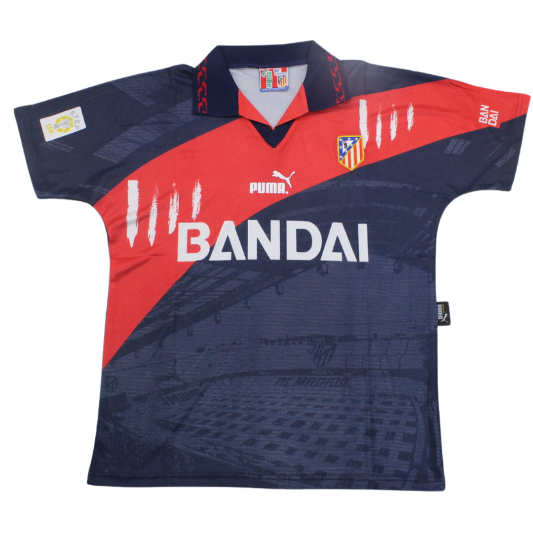 Camisa Atlético de Madrid Away 96/97 - Versão Retrô "Simeone" Nº 14 - Imagem 2