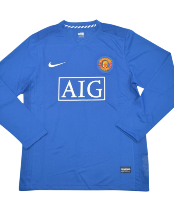 Camisa Manchester United Manga Longa Away 07/08 - Versão Retrô