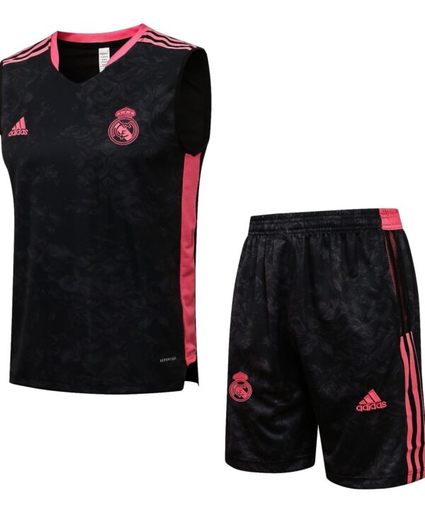 Conjunto Regata Real Madrid - Preto e Rosa