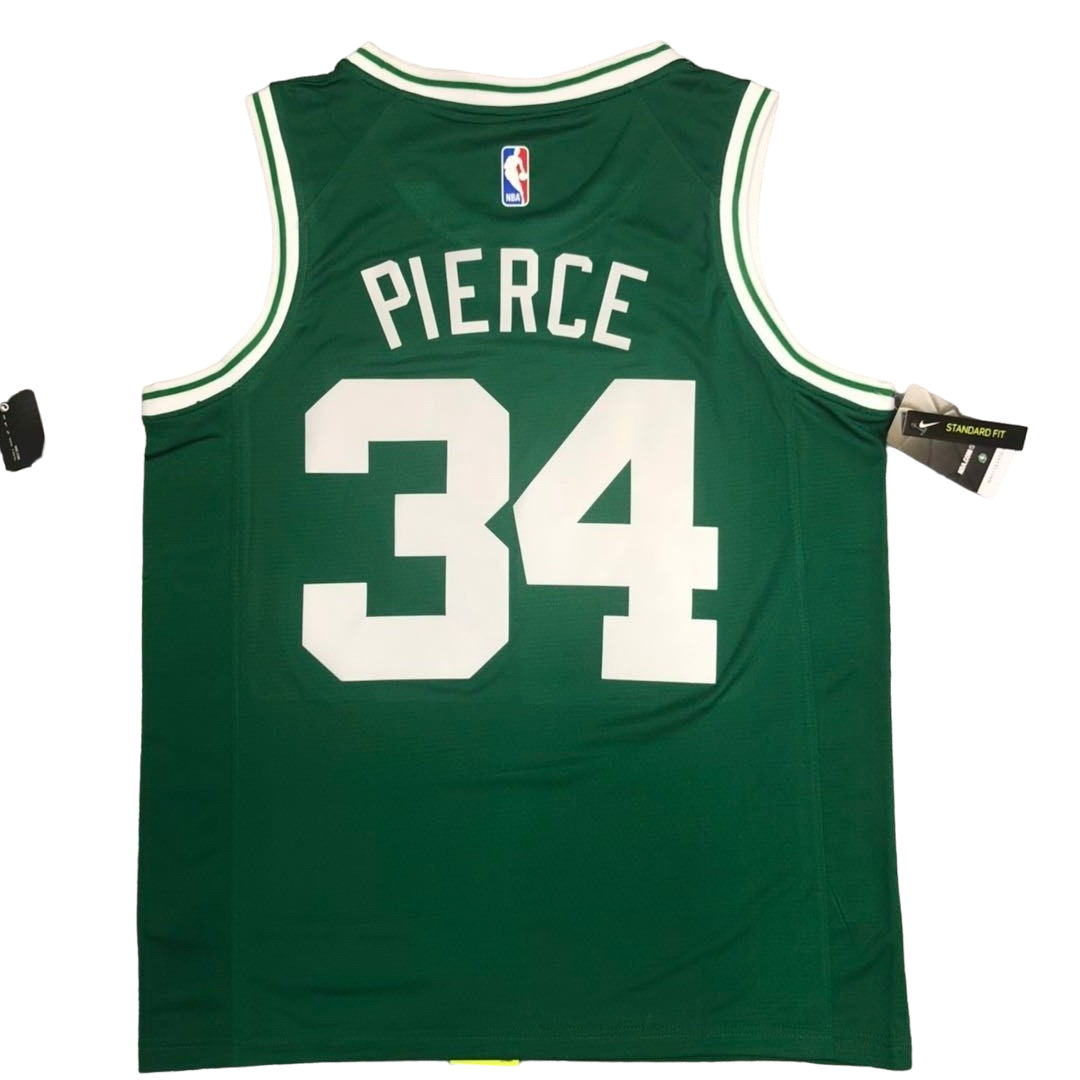 Regata NBA Boston Celtics Retrô Nike Authentic Pierce 34 - Verde - Imagem 2