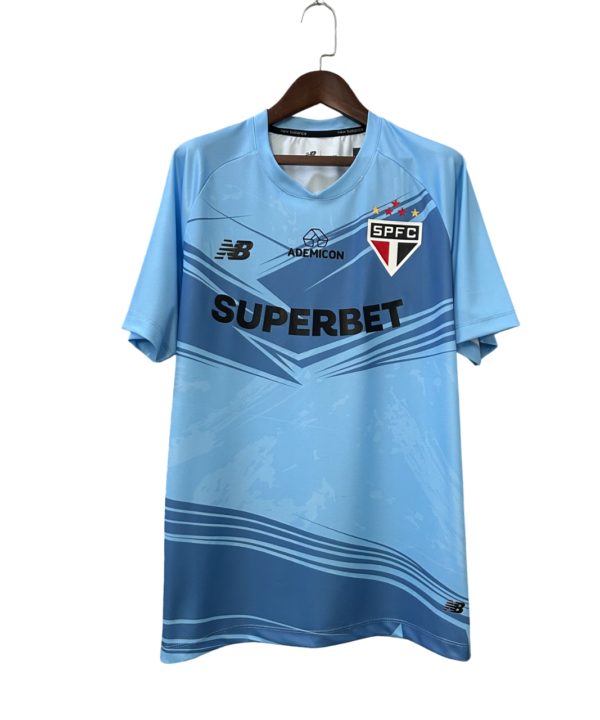 Camisa São Paulo Treino 25/26 New Balance Masculina - Azul