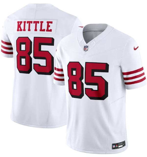 Camisa NFL San Francisco 49ers Vapor F.U.S.E. Limited Jersey Branca Preta