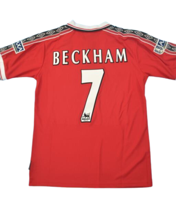 Camisa Manchester United Home 98/99 - Versão Retrô "Beckham" Nº 7