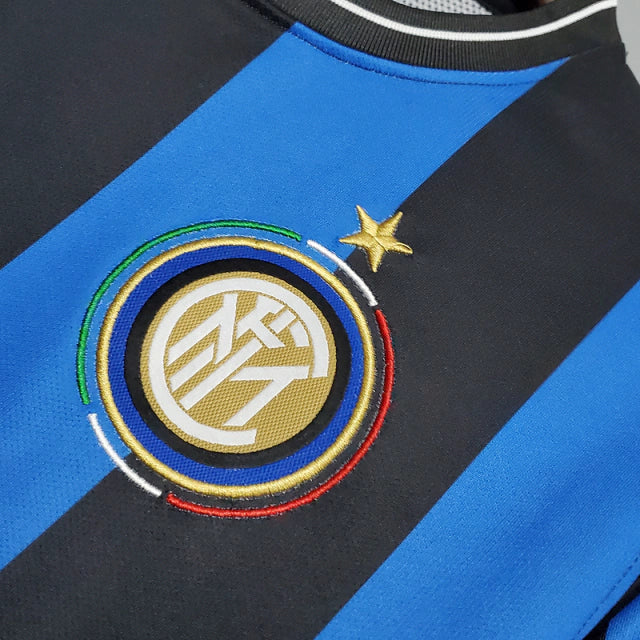 Camisa Inter de Milão Retrô 2008/2009 Azul e Preta - Nike - Imagem 3