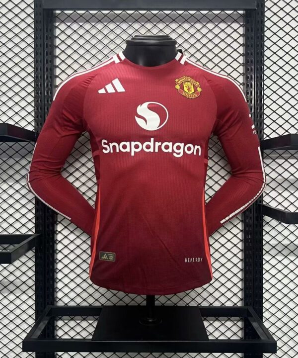 Camisa Manchester United 2024/25 Home - Manga Longa