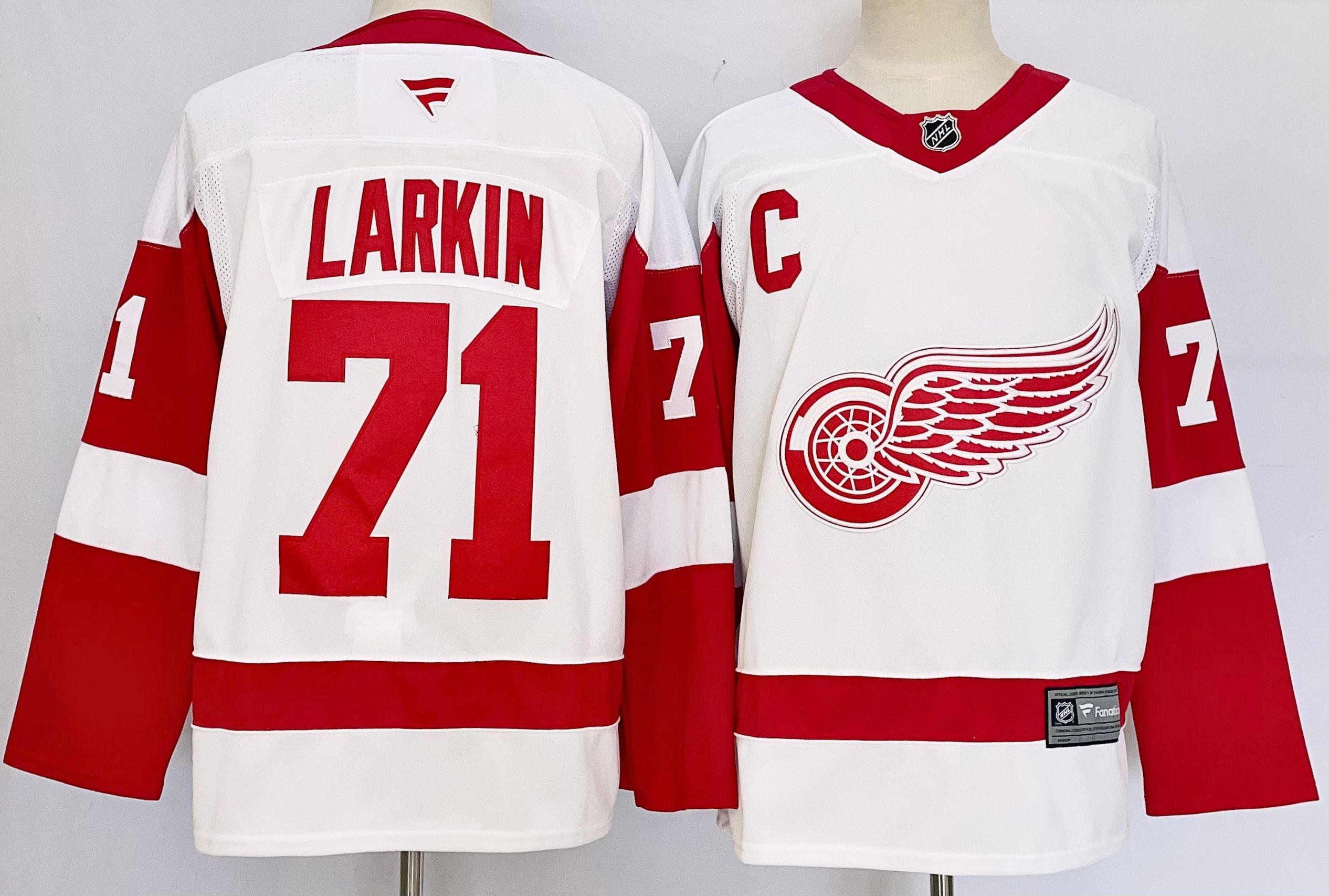 Jersey Detroit Red Wings Fanatics Away Premium Branca - Imagem 3