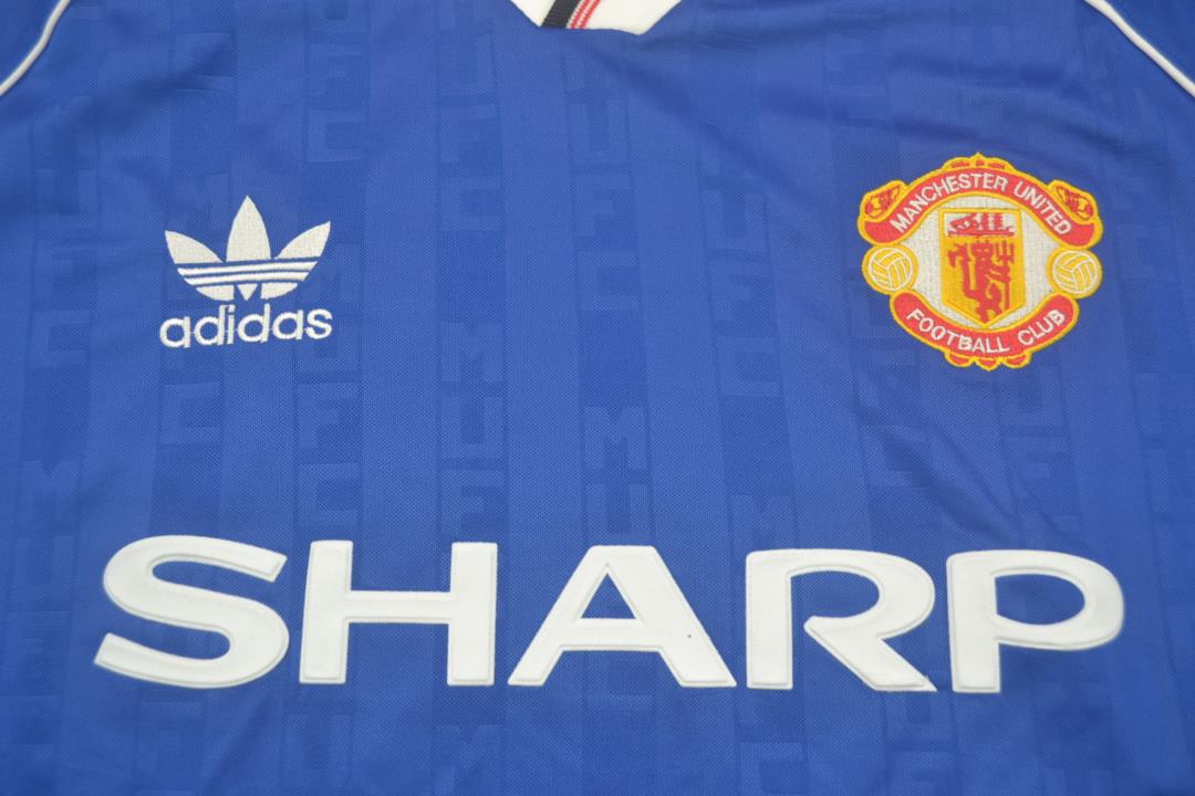 Camisa Manchester United Away 88/90 - Versão Retrô "Augusto" Nº 8 - Imagem 3