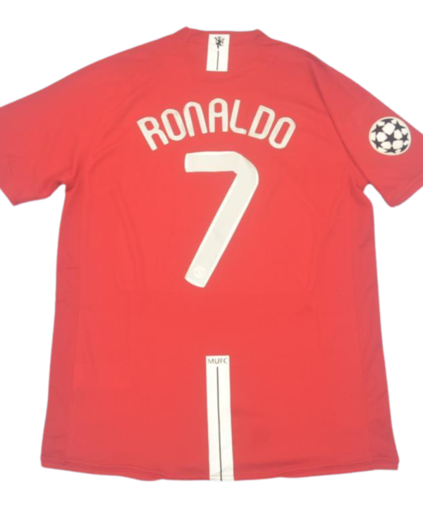 Camisa Manchester United UCL Final 07/08 - Versão Retrô "Cristiano Ronaldo" Nº 7