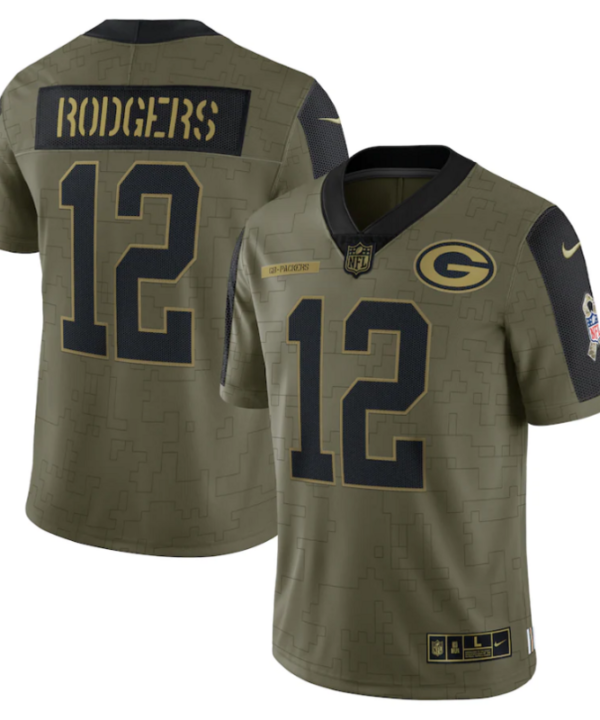 Camisa NFL Green Bay Packer Vapor Limited Jersey Salute To Service 2021