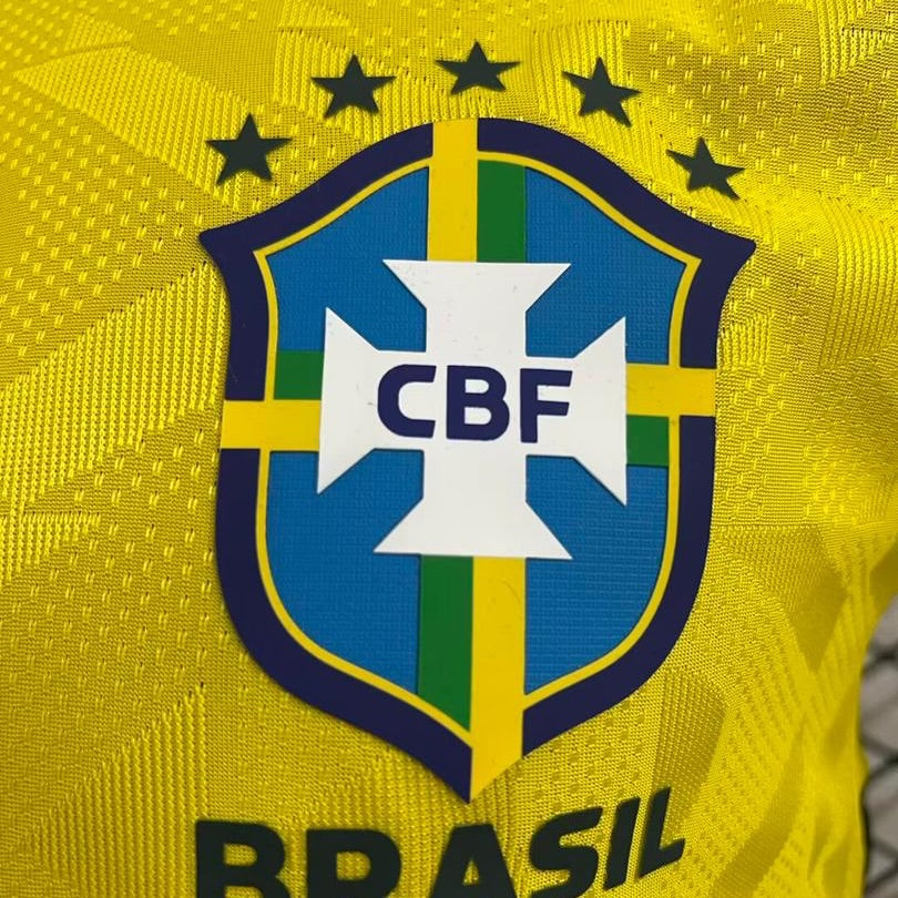 Camisa Nike Brasil I 2026/27 Jogador Amarela - Imagem 2